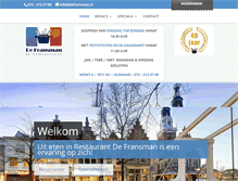 Tablet Screenshot of defransman.nl